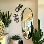 Artistic Mosaic Gecko Wall Decor