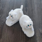 Cuddle Cat Plush Slippers