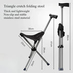 Sit Anywhere Folding Cane Stool
