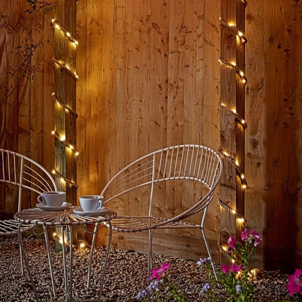 Solar Rope Light, 5m Solar Powered LED Outdoor Garden String Light
