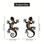 Artistic Mosaic Gecko Wall Decor