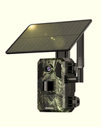 Solar Powered Cellular Trail Camera – 2.7K Live Streaming 4G LTE Game Camera with Motion Detection and Remote Phone Access