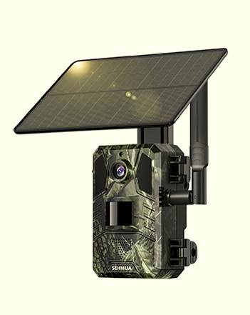 Solar Powered Cellular Trail Camera – 2.7K Live Streaming 4G LTE Game Camera with Motion Detection and Remote Phone Access