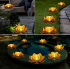 MoonBloom Solar Lotus Garden Light