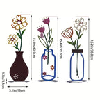 Flower Sketch Desktop Vase Decor