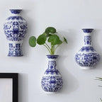 Vasello Blue Decorative Wall Mounted Vase