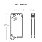 Blue Flame Ignition Mechanical Gas Lighter