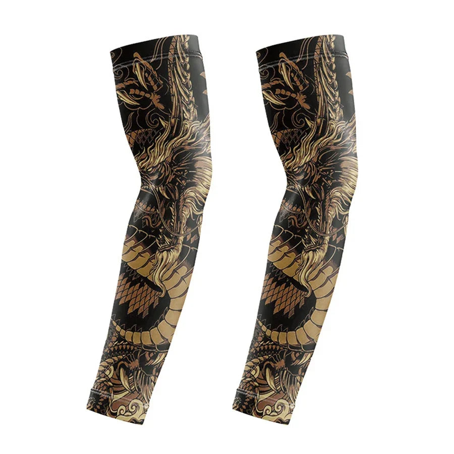 Wild Print Quick-Dry Cooling Arm Sleeves