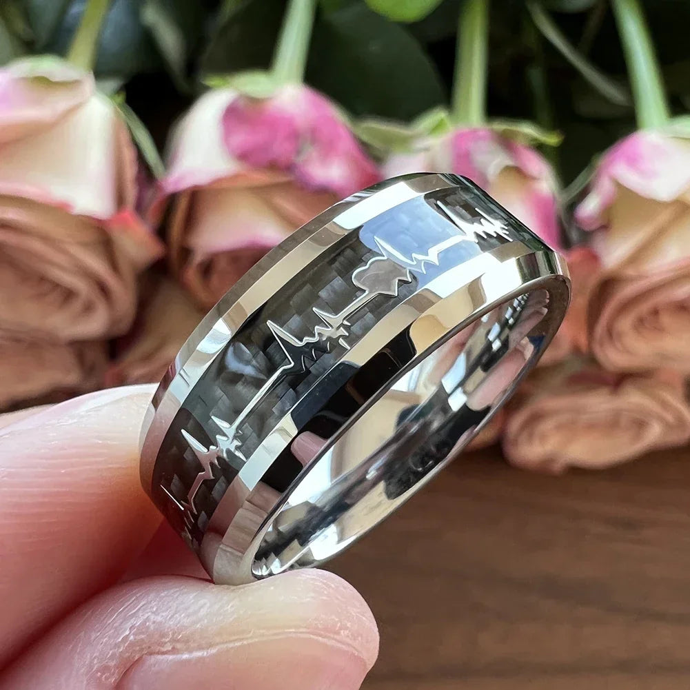 Love Keeps Beating Heartbeat Ring