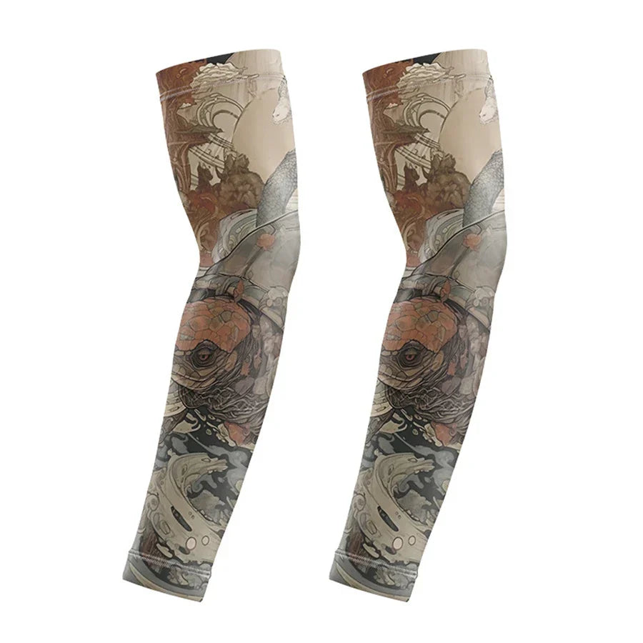 Wild Print Quick-Dry Cooling Arm Sleeves