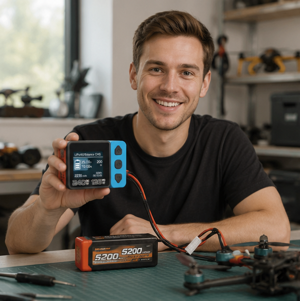 Smart Multi-Language Battery Charger - High Power Balance Charger with Multi Language Support, Advanced Charging Device for RC Batteries