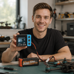 Smart Multi-Language Battery Charger - High Power Balance Charger with Multi Language Support, Advanced Charging Device for RC Batteries