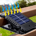 Solar Powered Clip On Motion Sensor LED Light - Weatherproof Outdoor Patio Garden Lighting