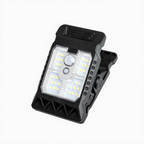 Solar Powered Clip On Motion Sensor LED Light - Weatherproof Outdoor Patio Garden Lighting