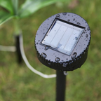 Solar Powered LED Hyacinth 3 Piece Stake Set - Weatherproof Yard Garden Flower Bed Outdoor Decor Lighting