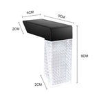 Solar Powered Outdoor Deck Fence Light - 2 Pack, Weatherproof Outdoor Deck Patio Garden Exterior Lighting