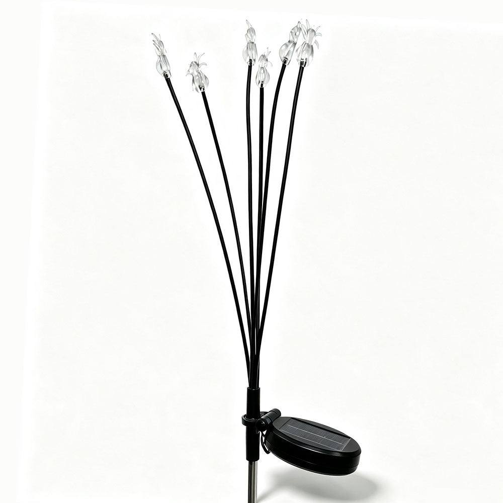 Solar Powered Spooky LED Spider Stake Lights - Weatherproof Halloween Pathway & Yard Lighting