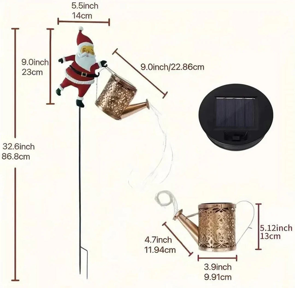 SantaSprinkle Solar Kettle Lights