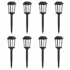 8-Pack 17-Inch Modern Solar Pathway Lights