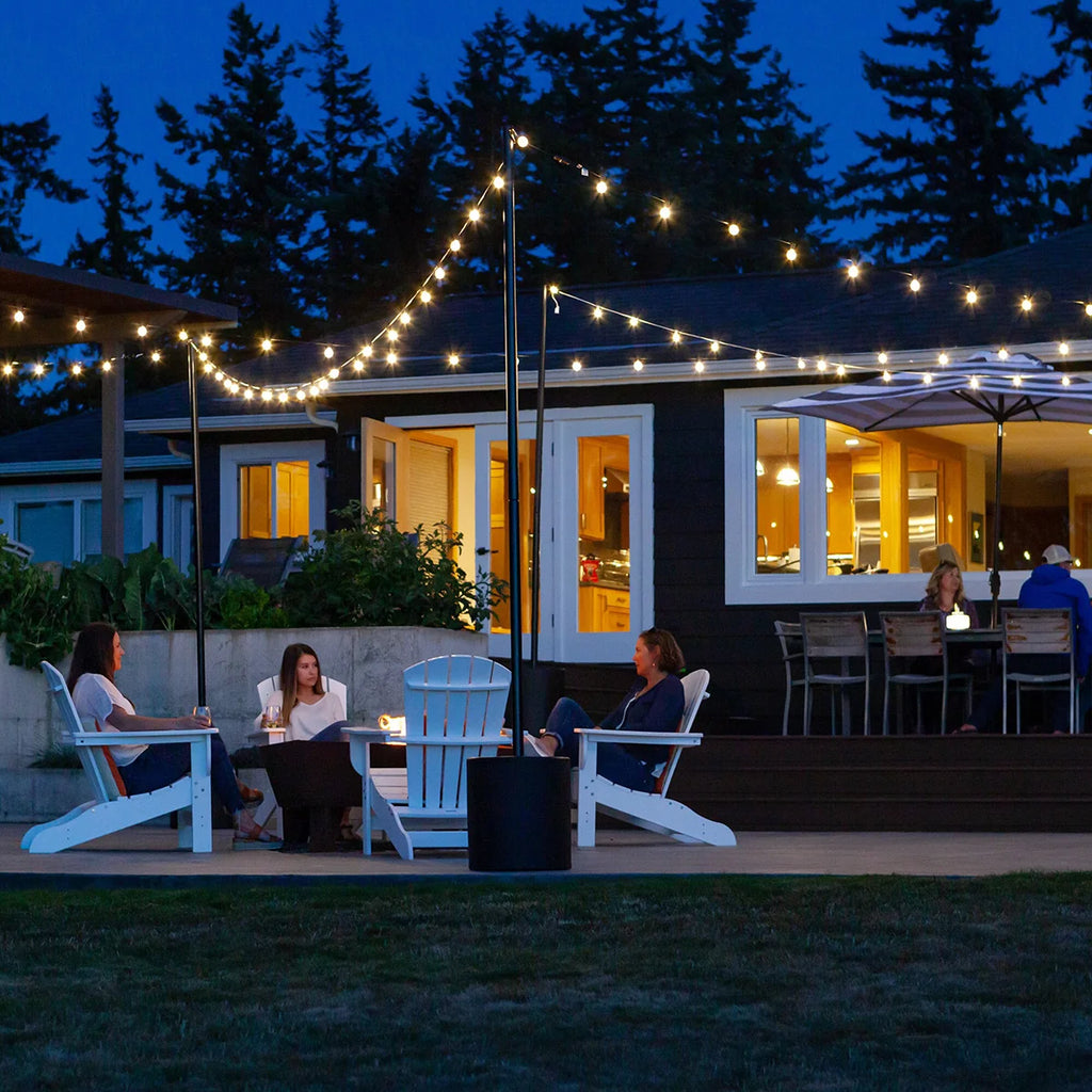 49 ft G40 Outdoor LED String Lights with 25 Bulbs