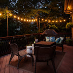 49 ft G40 Outdoor LED String Lights with 25 Bulbs