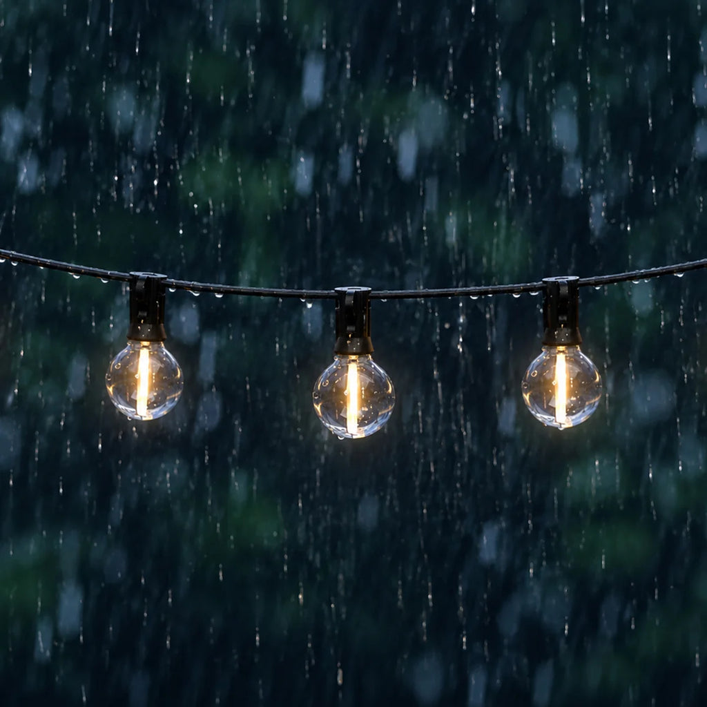 49 ft G40 Outdoor LED String Lights with 25 Bulbs