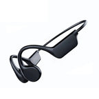 G1 Bone Conduction Bluetooth Headset – IPX8 Waterproof, Hang‑Ear Sports Headphones with Bluetooth 5.4 for Running, Swimming & Outdoor Use