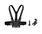 Chest Harness Mount for GoPro Hero 12 to 9 – Adjustable Strap with J Hook for AKASO & Action Camera Hands-Free Adventure Shots