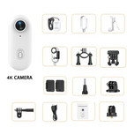 Ultra-Compact 4K WiFi Action Camera – Wireless Mini Bodycam for Motorcycle Helmet Perfect for Capturing Every Outdoor Adventure