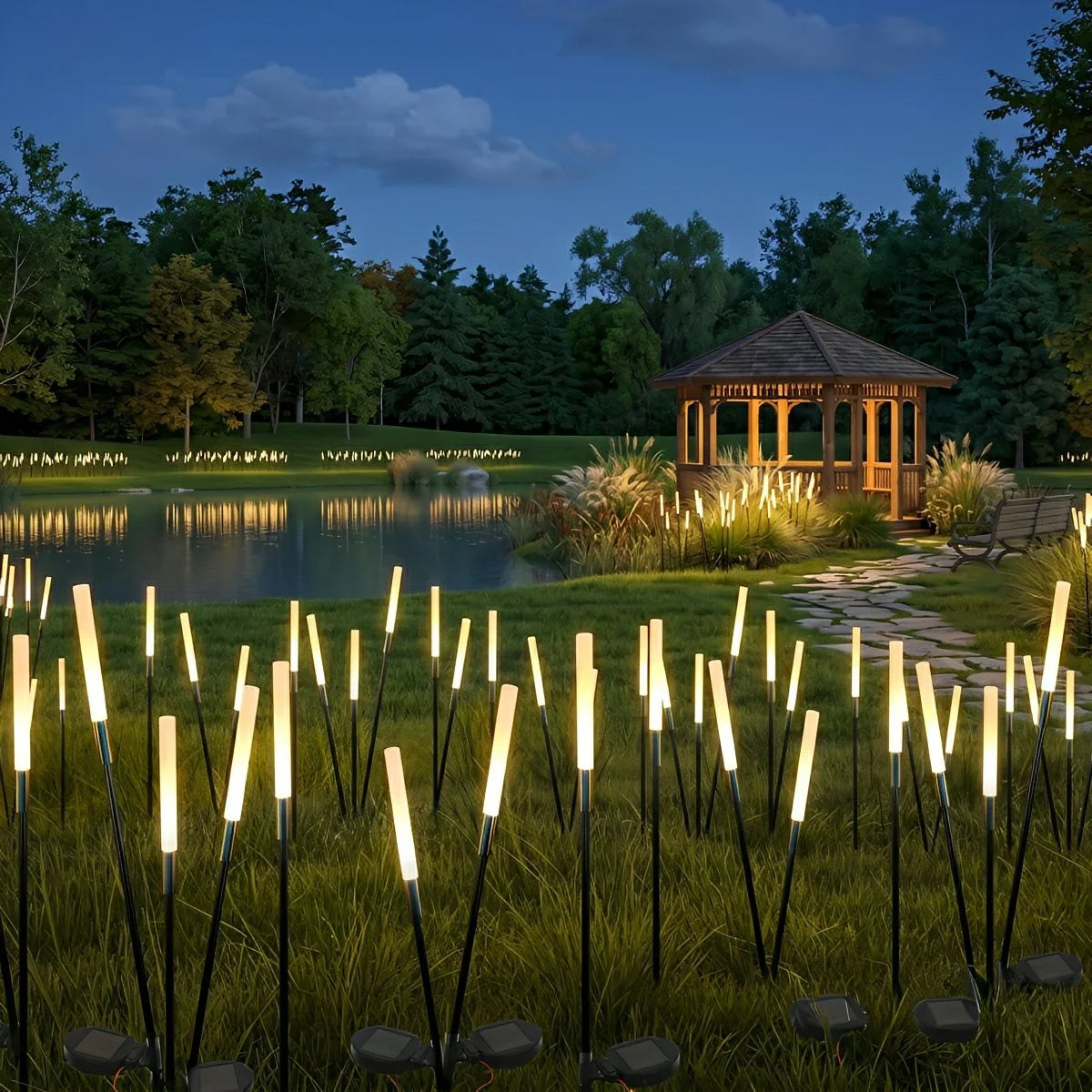 LED Reed Landscape Stake Lights