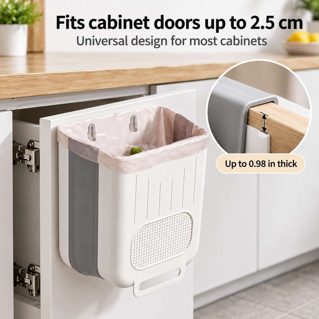 Clean & Easy Foldable Trash Bin