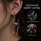 Midnight Spider Earrings