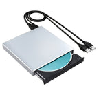 External CD/DVD Drive - Portable USB Optical Drive for Laptops & Desktop Computers