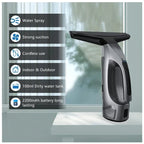 Cordless Electric Window Vacuum Cleaner – Handheld Glass Cleaning Tool for 2025 Home, Office & Car Use with Streak-Free Shine