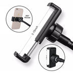 LED Selfie Ring Light with Flexible Mobile Phone Holder – Adjustable Desk Lamp, Lazy Bracket for Streaming, YouTube, Office, or Kitchen