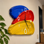 Time in Color Abstract Clock