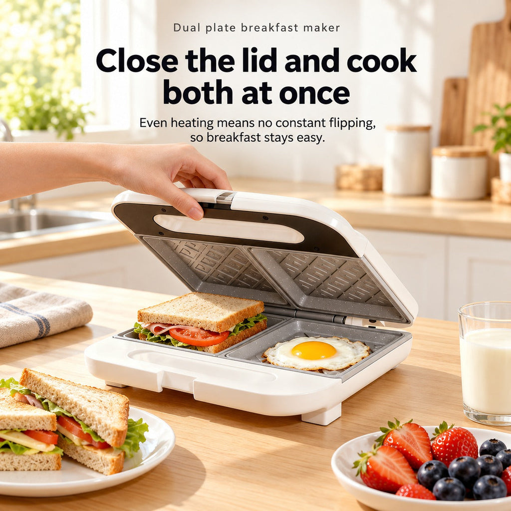 Breakfast in a Snap Sandwich Press