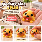 Tongue Out Puppy Squishy Toy