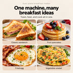 Breakfast in a Snap Sandwich Press
