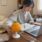 Tropical Fruits Stemmed Drinking Cup