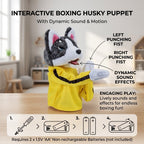 Heavyweight Husky Boxing Plush Hand Puppet