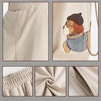 Good Boy Dog Print Wide Leg Pants
