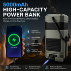 Blackout Solar Emergency Light Bluetooth Speaker
