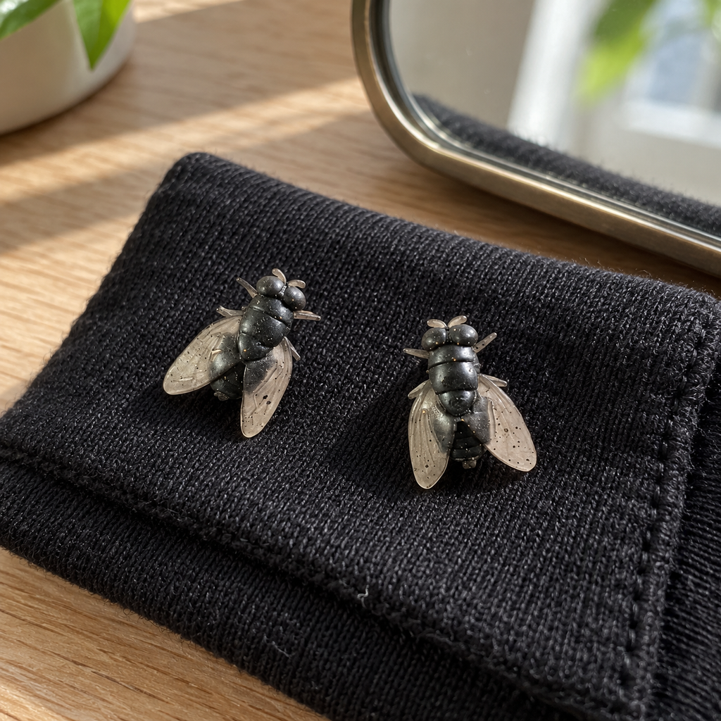 Buzzkill Fly Stud Earrings
