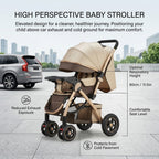 Loftcart Elevated Foldable City Baby Travel Stroller