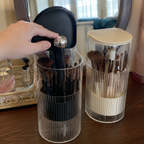 Rise & Glam Automatic Makeup Brush Storage Holder