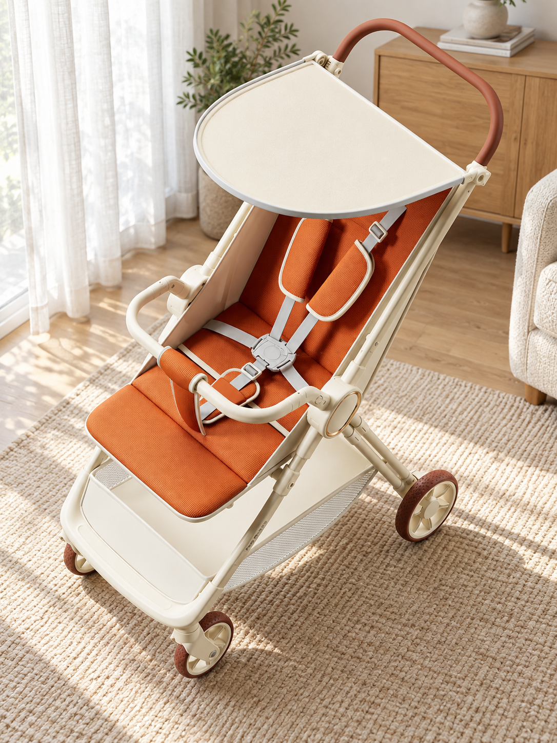 Canopy Cruise Lightweight Reclining Baby Stroller