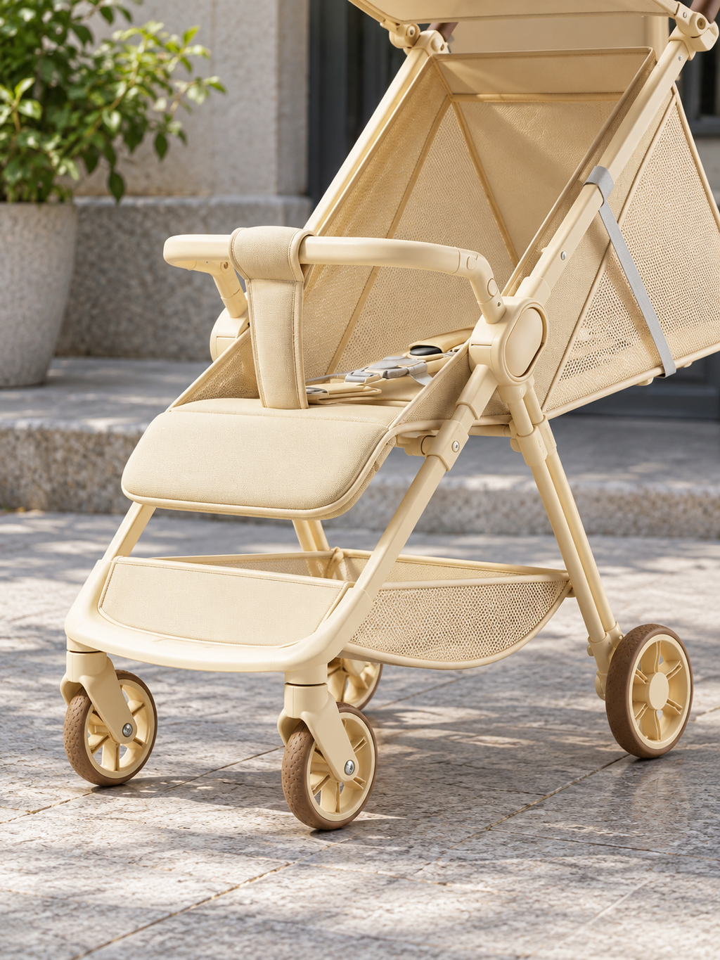 Canopy Cruise Lightweight Reclining Baby Stroller