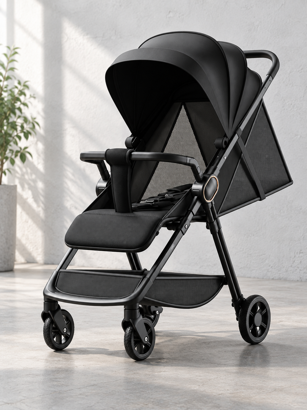 Canopy Cruise Lightweight Reclining Baby Stroller
