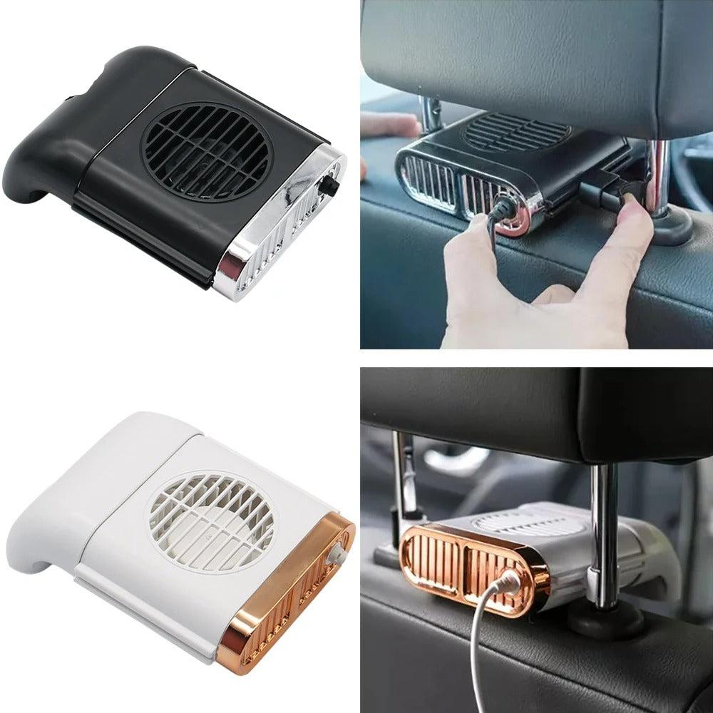 Car Back Seat Mini USB Fan - Portable Cooling Car Seat Fan
